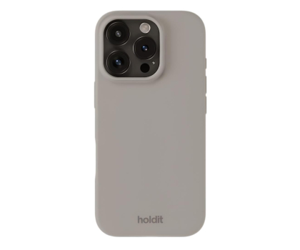 Etui do telefonów Holdit Silicone Case iPhone 16 Pro Taupe 16517